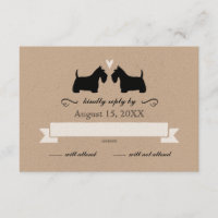 Scotty HundeSilhouetten, die UAWG Antwort Wedding