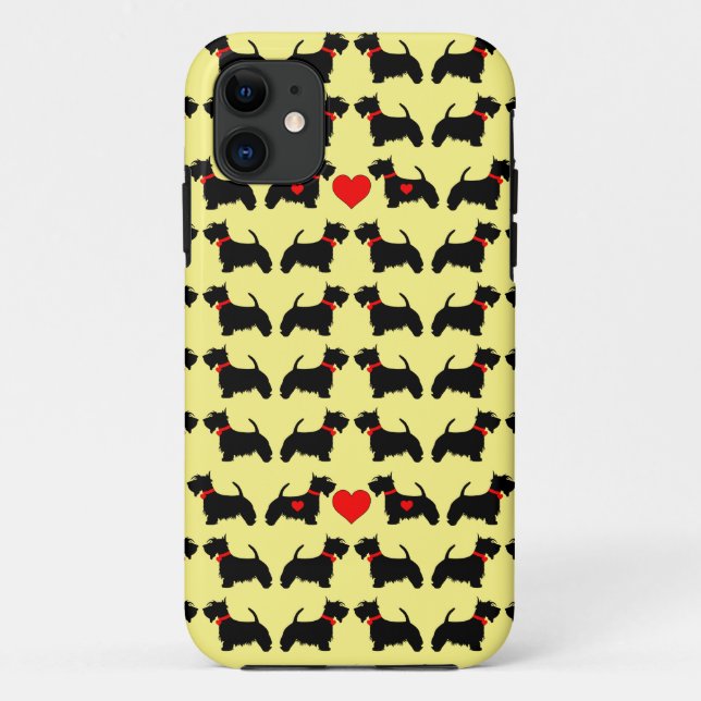Scotty Hundiphone Fall Case-Mate iPhone Hülle (Rückseite)