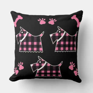Scotty Terrier Hunde Niedlich Funny Terriers Breed Kissen