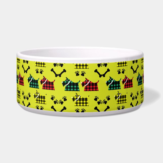 Scotty Terrier Hunde Niedlich Funny Terriers Breed Napf (Vorderseite)