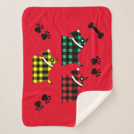 Scotty Terrier Hunde Niedlich Funny Terriers Breed Sherpadecke