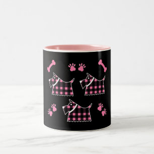 Scotty Terrier Hunde Niedlich Funny Terriers Breed Zweifarbige Tasse