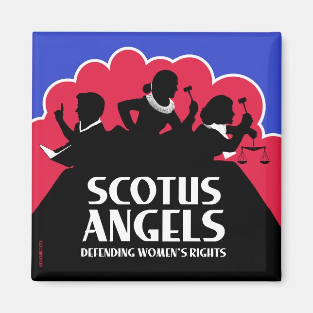 SCOTUS Angels - Gewaltfreie (Gun-Free) Ausgabe Magnet (Vorne)