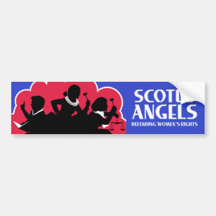 SCOTUS Engel - gewaltlose (Gewehr-Freie) Ausgabe Autoaufkleber