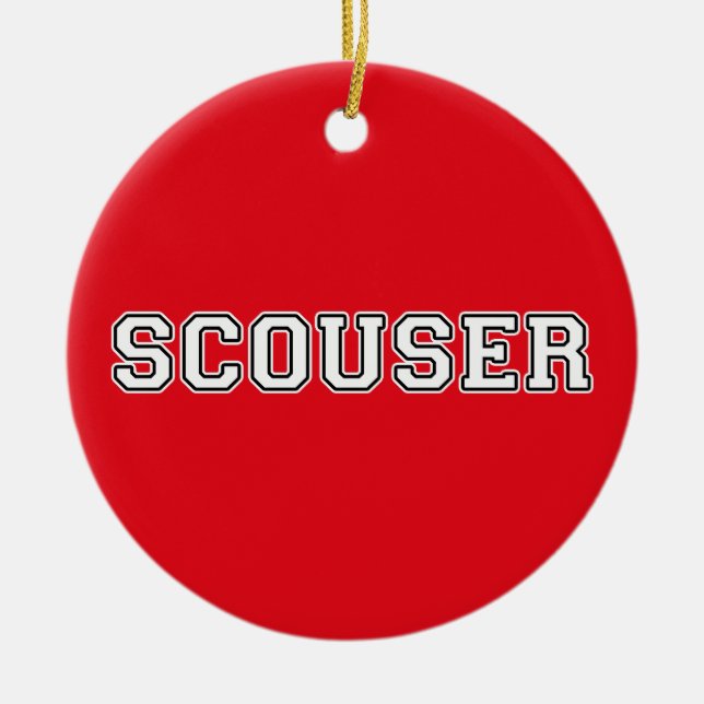 Scouser Keramik Ornament (Vorne)