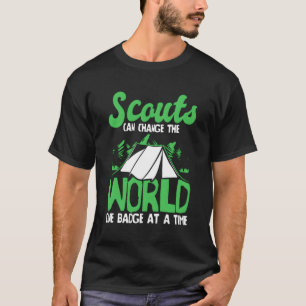 Scout Abzeichen Uniform Nature Wilderness Pfadfind T-Shirt