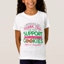 Scout Cookie Shirt für den Verkauf von Cookies