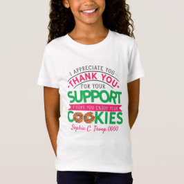Scout Cookie Shirt für den Verkauf von Cookies