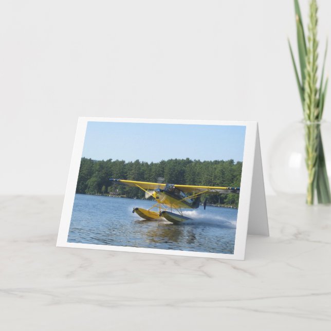 Scout Floatplane auf Panther Pond, Maine Karte (Vorderseite)