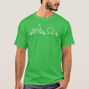 Scout for Girls Heartbeat Lover Camping  T-Shirt