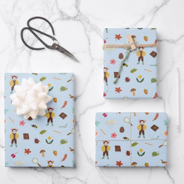 Scout & Gumboot Kids Geschenkpapier Set (Vorderseite)