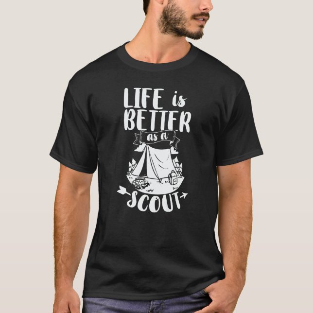 Scout Leader Scouting Guide Knots T-Shirt (Vorderseite)
