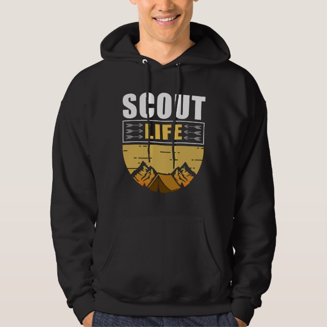 Scout Life| Camping Scouts Spenden Hoodie (Vorderseite)