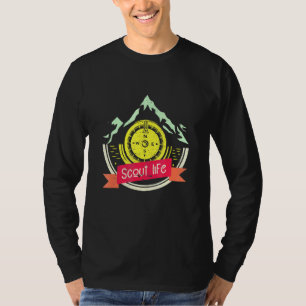 Scout Life Wandern Mountain Adventure Buddies Camp T-Shirt