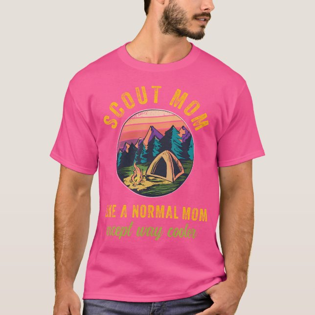 Scout Mama Pfadfinder Truppenführer Jungs Mädchen  T-Shirt (Vorderseite)