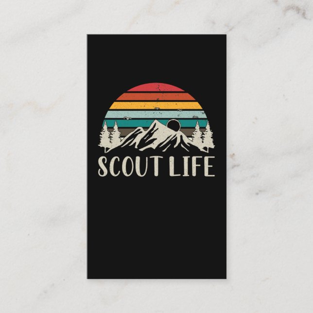 Scout Naturowald Berg Abenteuer Visitenkarte (Vorderseite)