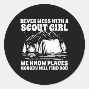 Scout Runder Aufkleber