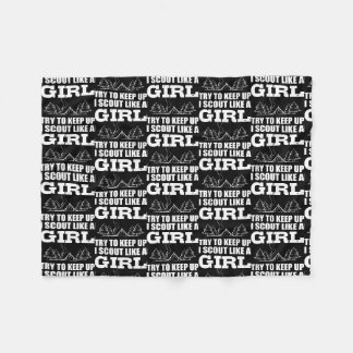 Scout wie Girl Adventurous Person Fleecedecke