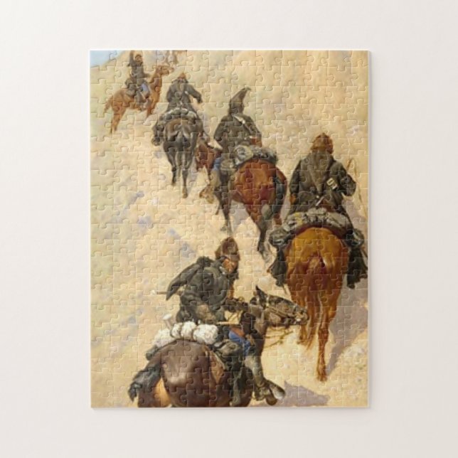 Scouts Klettern Berg Frederic Remington (Vertikal)