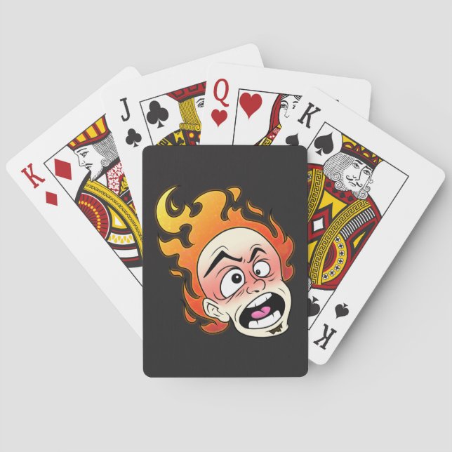 Scovilléicous Fire Head Playing Cards Spielkarten (Rückseite)