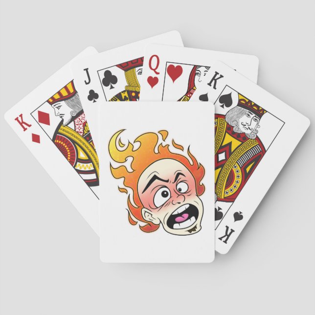 Scovilléicous Fire Head Playing Cards Spielkarten (Rückseite)