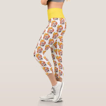 Scovillicous Feuerkopf Hoher Waisted Yoga Capris