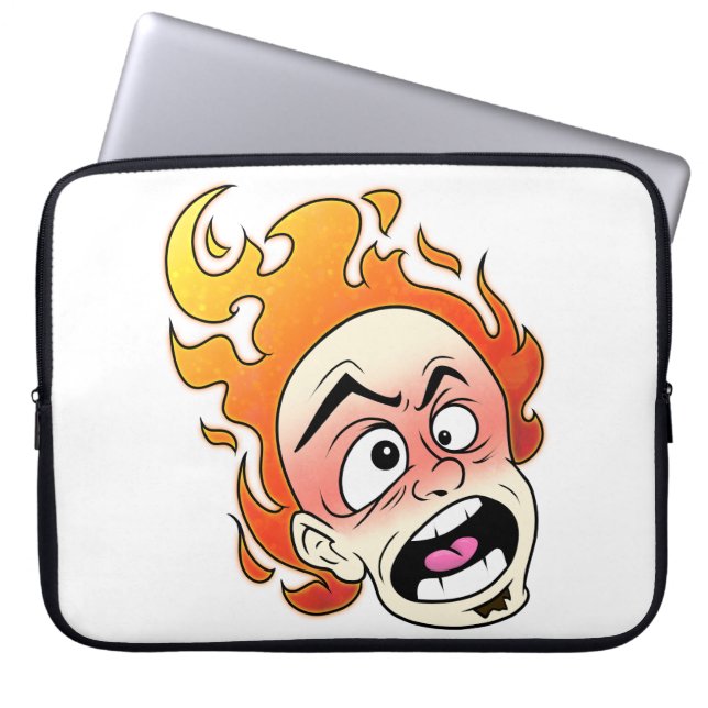 Scovillicous Feuerkopf Neopren Laptop-Sieb Laptopschutzhülle (Vorderseite)