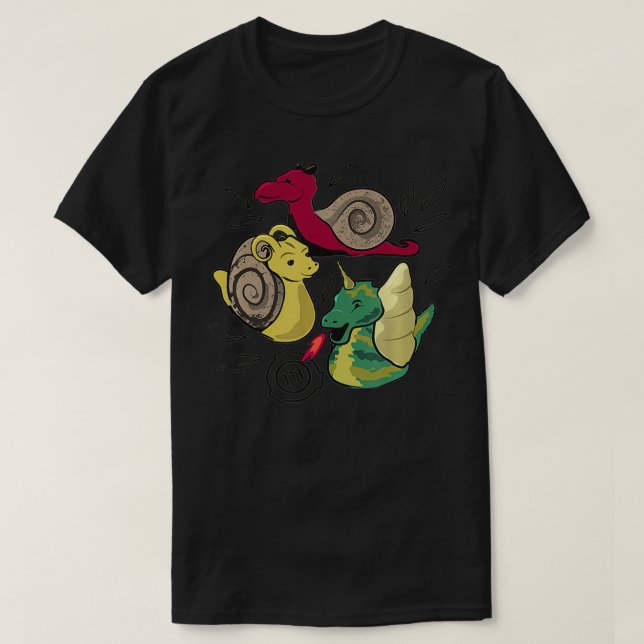 SCP111 DragonSnails SCP Foundation T-Shirt (Design vorne)