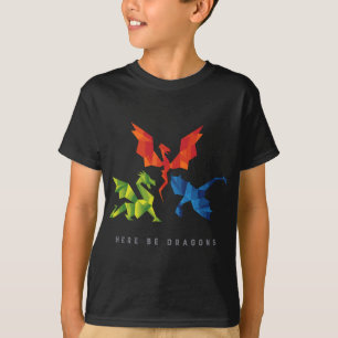 SCP-1762, wo die Drachen die Stile des Origami gez T-Shirt