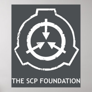 SCP Foundation-Logo weiß Sicherer Inhalt schützen Poster