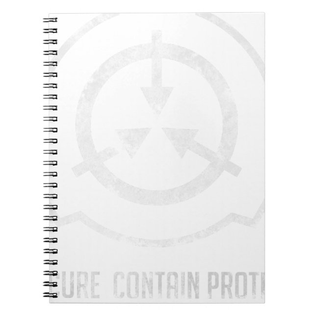 SCP: Secure. Contain Protect Notizblock (Vorderseite)