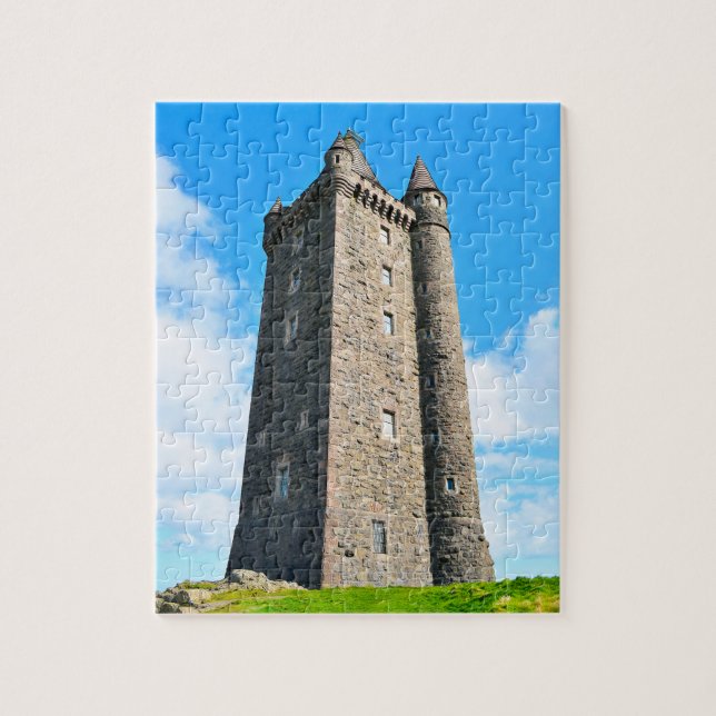 Scrabo Turm Newtownards Landkreis Down Ireland. (Vertikal)
