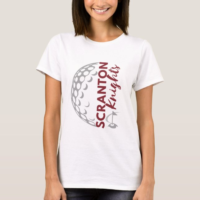 Scranton Knights Golf - Damen-Shirt T-Shirt (Vorderseite)