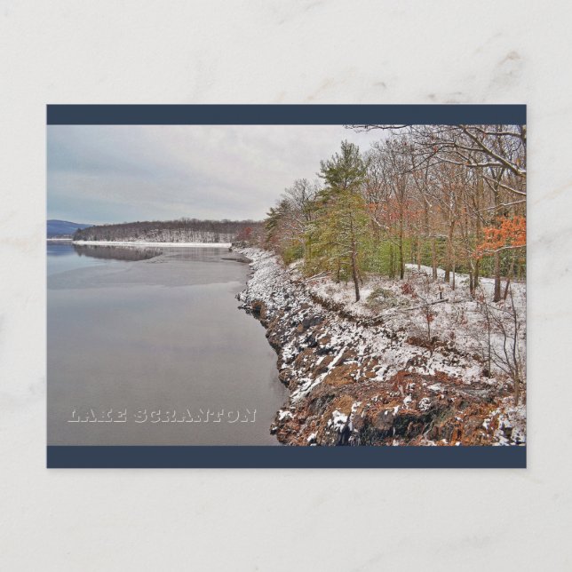 Scranton Lake Postcard Scranton PA Postkarte (Vorderseite)