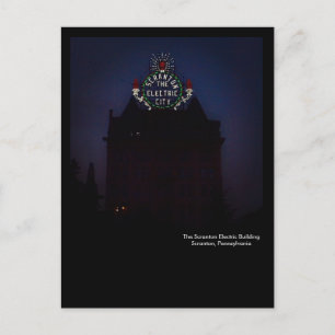 Scranton PA Carte postale - Cité électrique