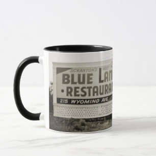 SCRANTON PENNSYLVANIA BLAUE LATERNE RESTAURANT TASSE