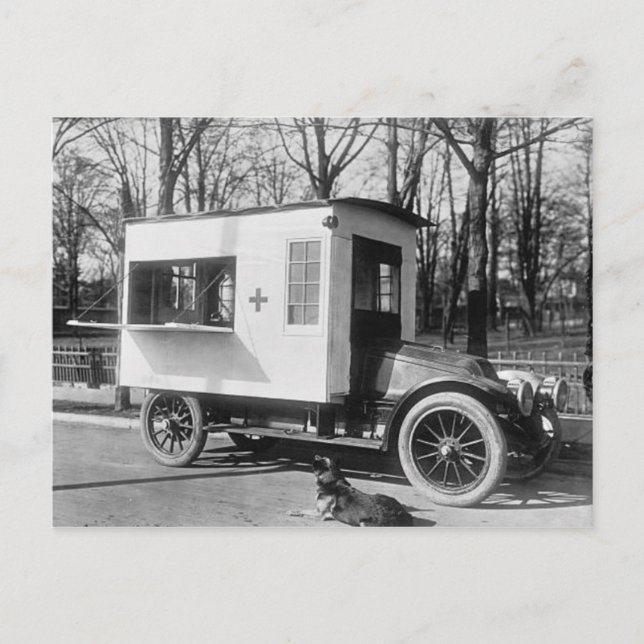 Scranton Red Cross Canteen Truck Postcard Postkarte (Vorderseite)
