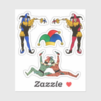 Scrap Booking Jesters April Fools Day Aufkleber