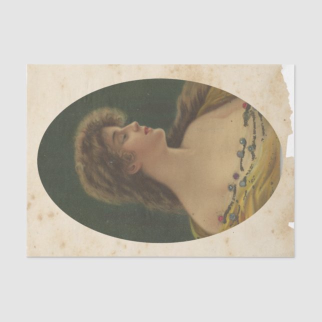 Scrap Ephemera Design Serie #19 Seidenpapier (Vorderseite)