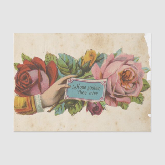 Scrap Ephemera Design Serie #6 Seidenpapier (Vorderseite)