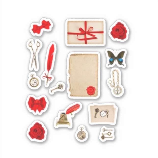 Scrapbook Aufkleber (Vorderseite)