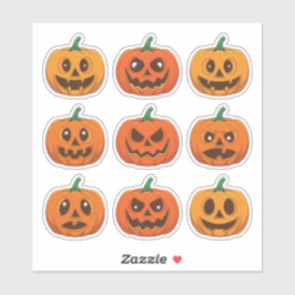 Scrapbook-Aufkleber für Jack-o’-Laterne Aufkleber