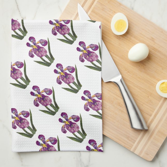 Scrapbook Iris Dish Handtuch (Viertel Falte)