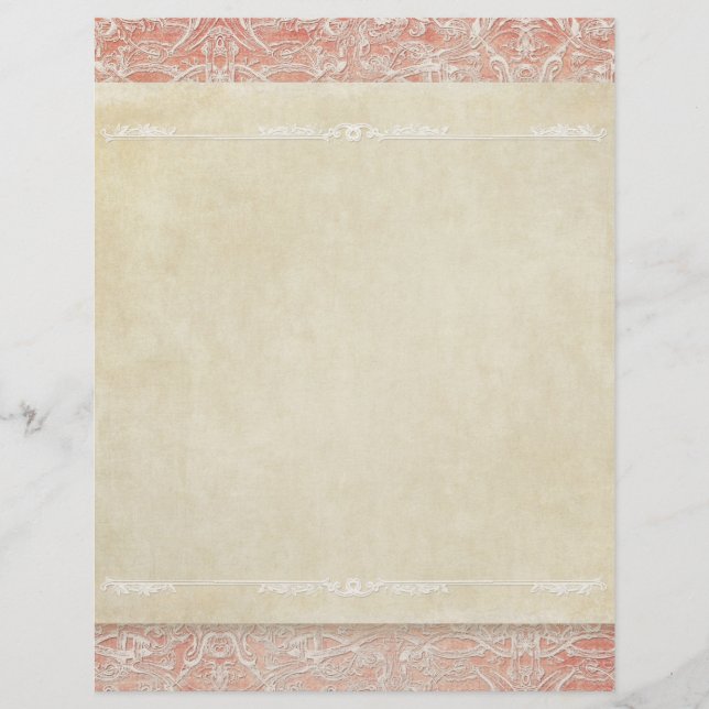 Scrapbook Pages Vintag French Regency Lace Flyer (Vorne)