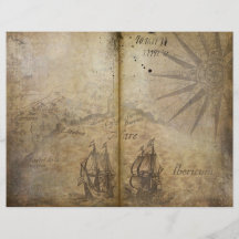 Scrapbook Paper des "Vintag Seafarers Journal"