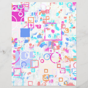 Scrapbook Paper für abstrakte geometrische Formen