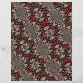 Scrapbook Paper (rot/braun, rot/blau)