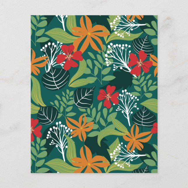 Scrapbook Paper von Wild Forest Blume (Vorderseite)