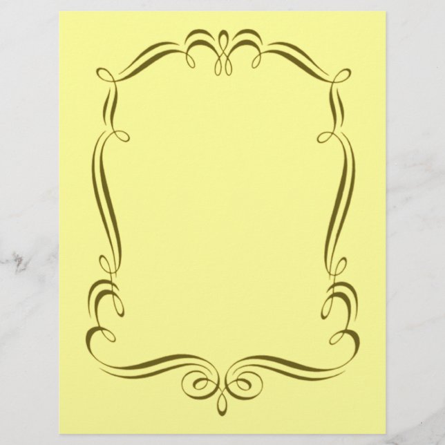 Scrapbook-Papier für die Swirt-Rahmen-Ausführung (Vorderseite)