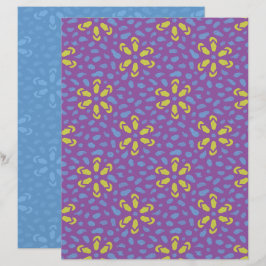 Scrapbook-Papier für dreh-Flop-Blume